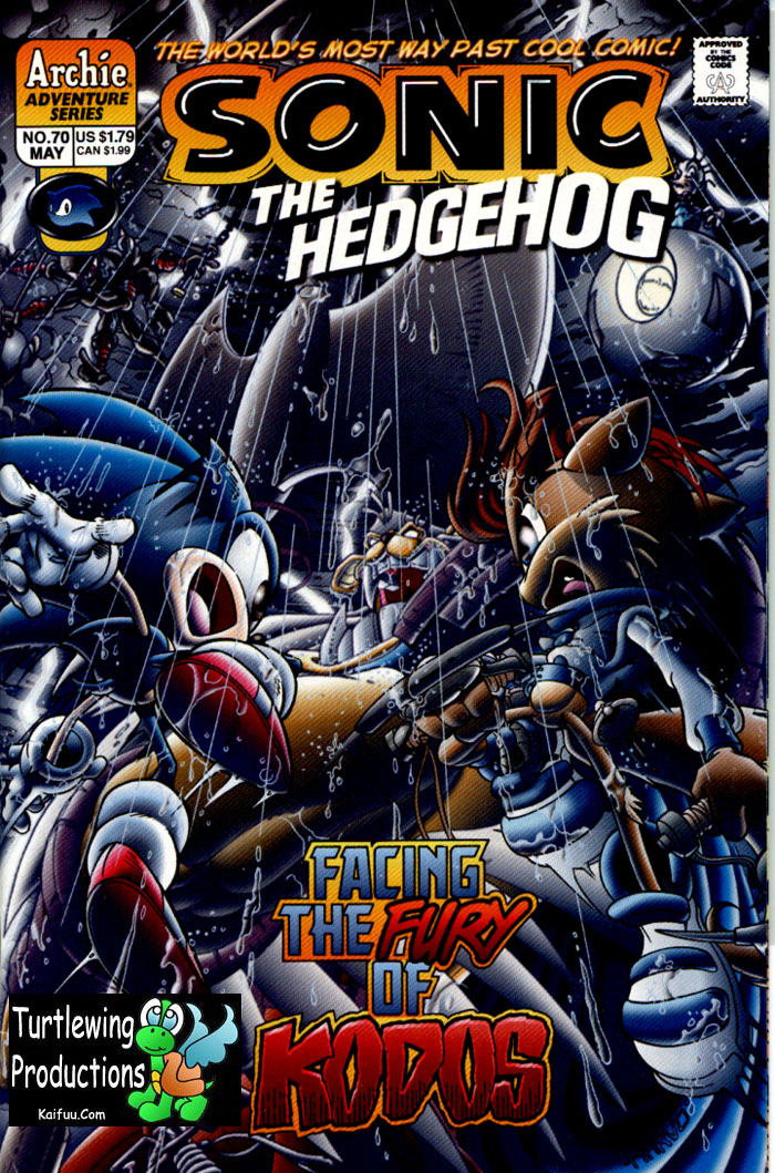 Sonic - Archie Adventure Series May 1999 Comic cover page